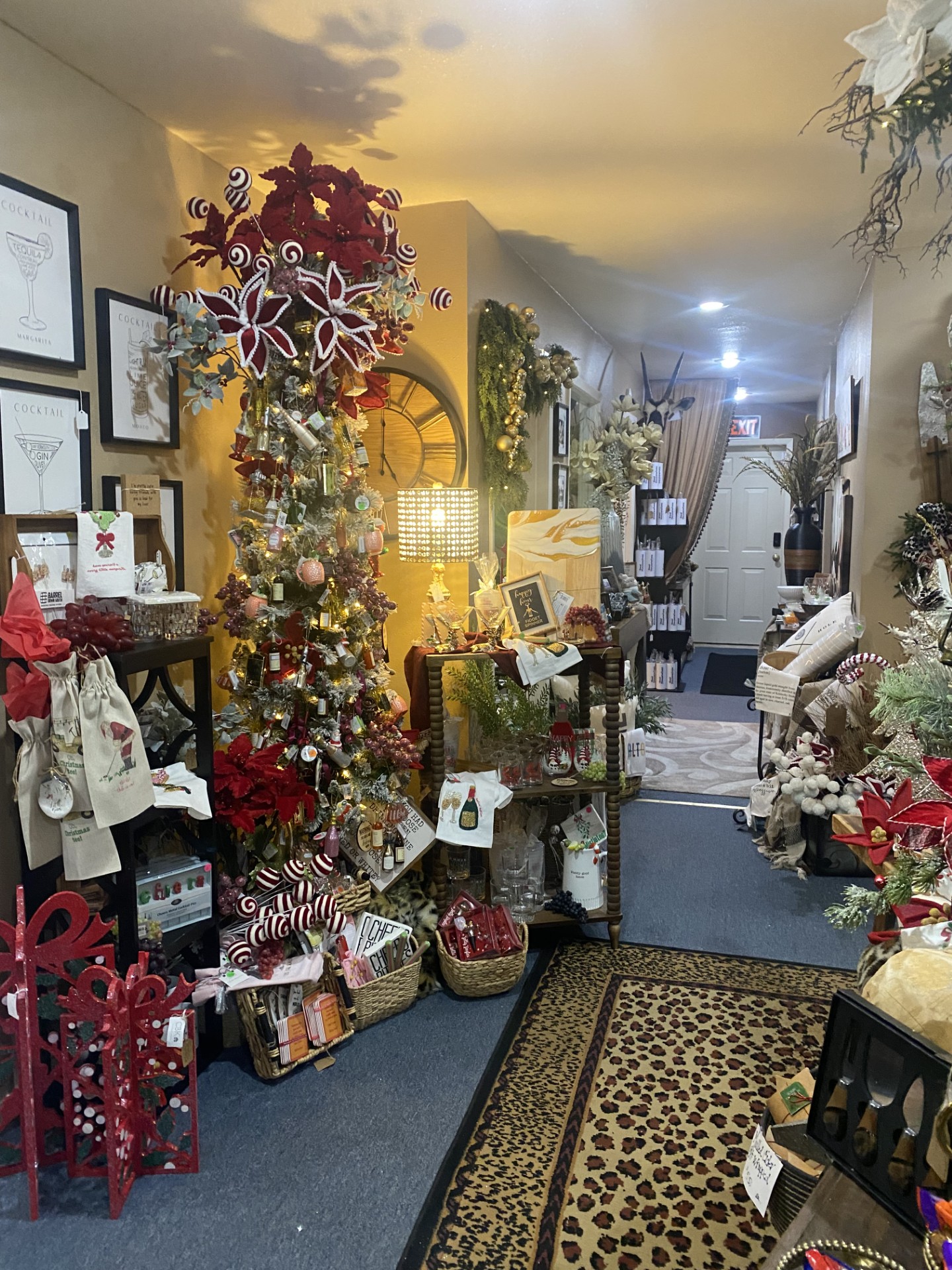 Holiday décor at Custom Interiors and Gifts