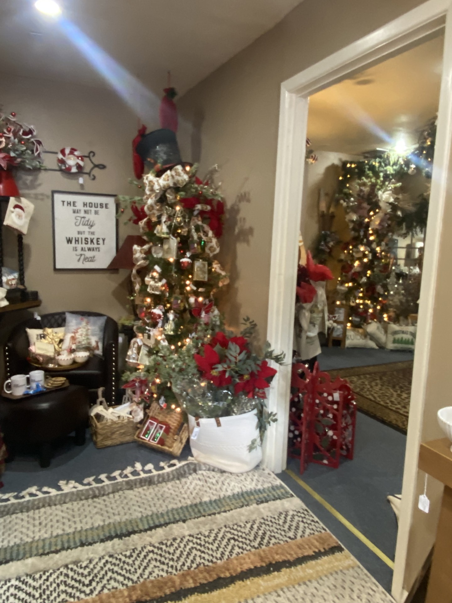 Holiday Christmas tree display
