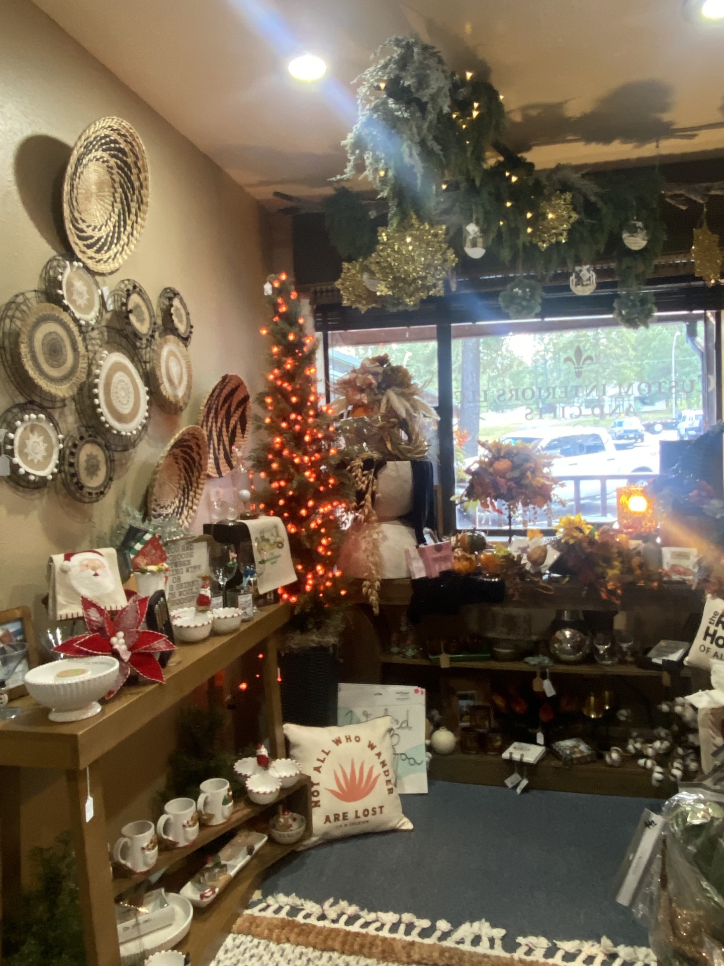 Christmas and holiday store display